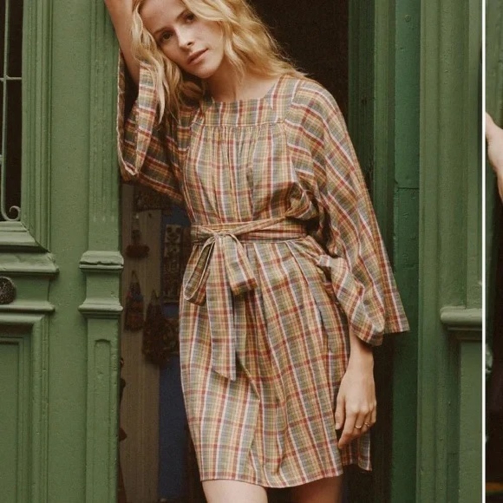 Doen Calder Dress XS EUC Rainbow
Plaid